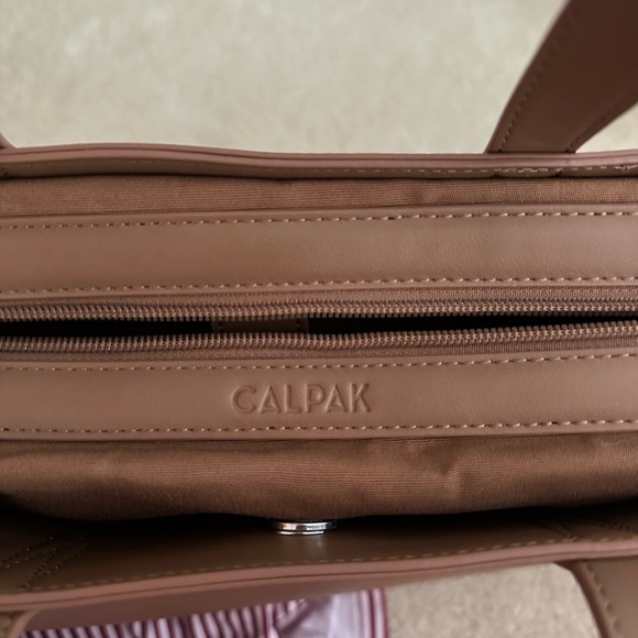 CALPAK Haven Laptop Tote Bag Tan - Picture 2 of 5